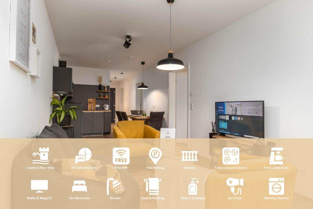 Vivamosel: Appartement Mit Mosel & Burgblick - Balkon - Parken - Aufzug - Fahrradraum โคเคห์ม ภายนอก รูปภาพ